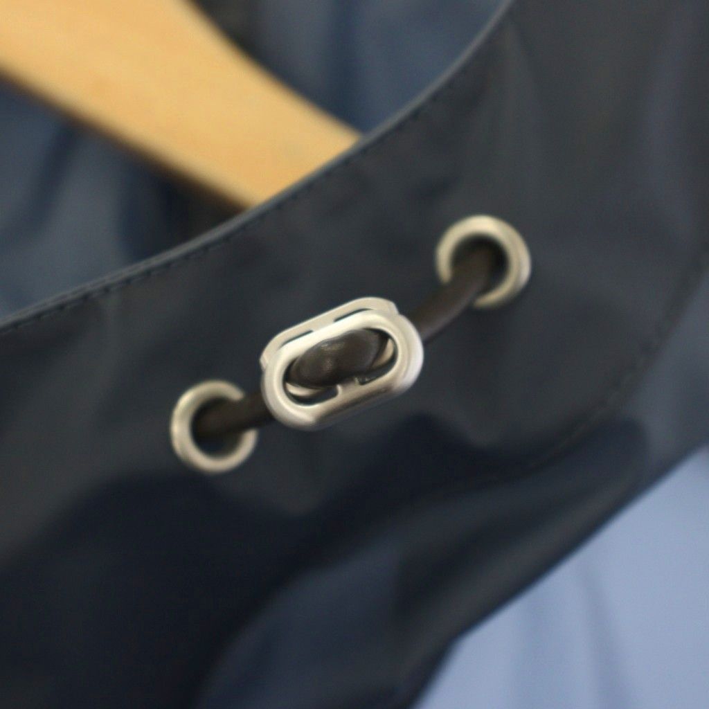Hermes Rain Coat Zip Up Pocket Navy TK — view 4