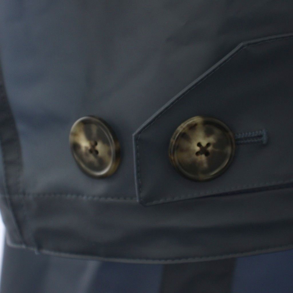 Hermes Rain Coat Zip Up Pocket Navy TK — view 6