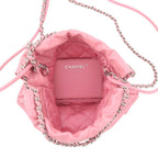 Chanel 22 Mini CC Logo Shiny Calfskin 2-Way Shoulder — view 6