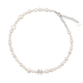 Chanel Necklace Faux Pearl CC Logo