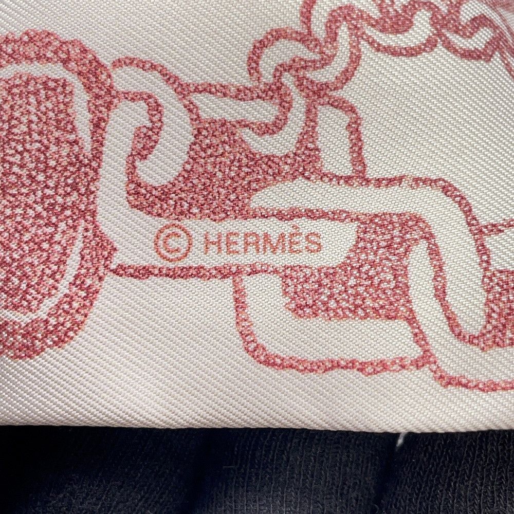 Hermes Scarf Twill Book Boucles Et Maillons — view 8