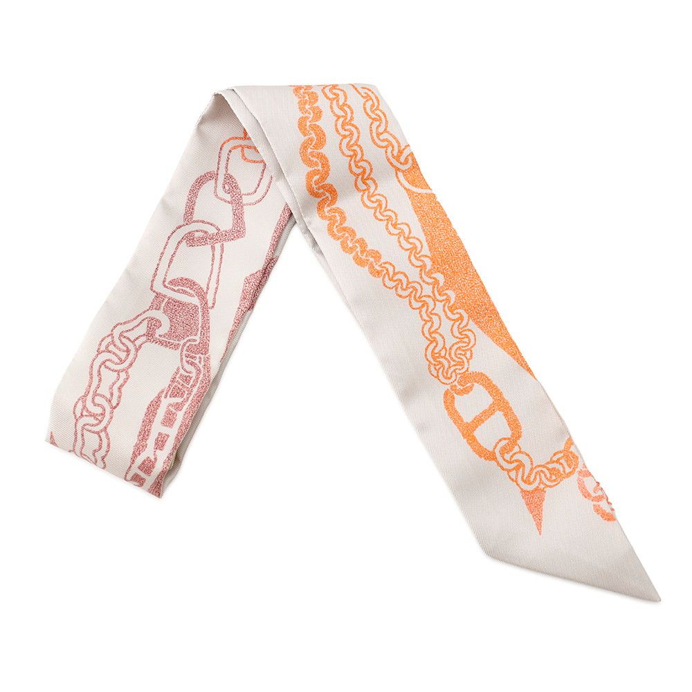 Hermes Scarf Twill Book Boucles Et Maillons