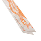 Hermes Scarf Twill Book Boucles Et Maillons — view 4