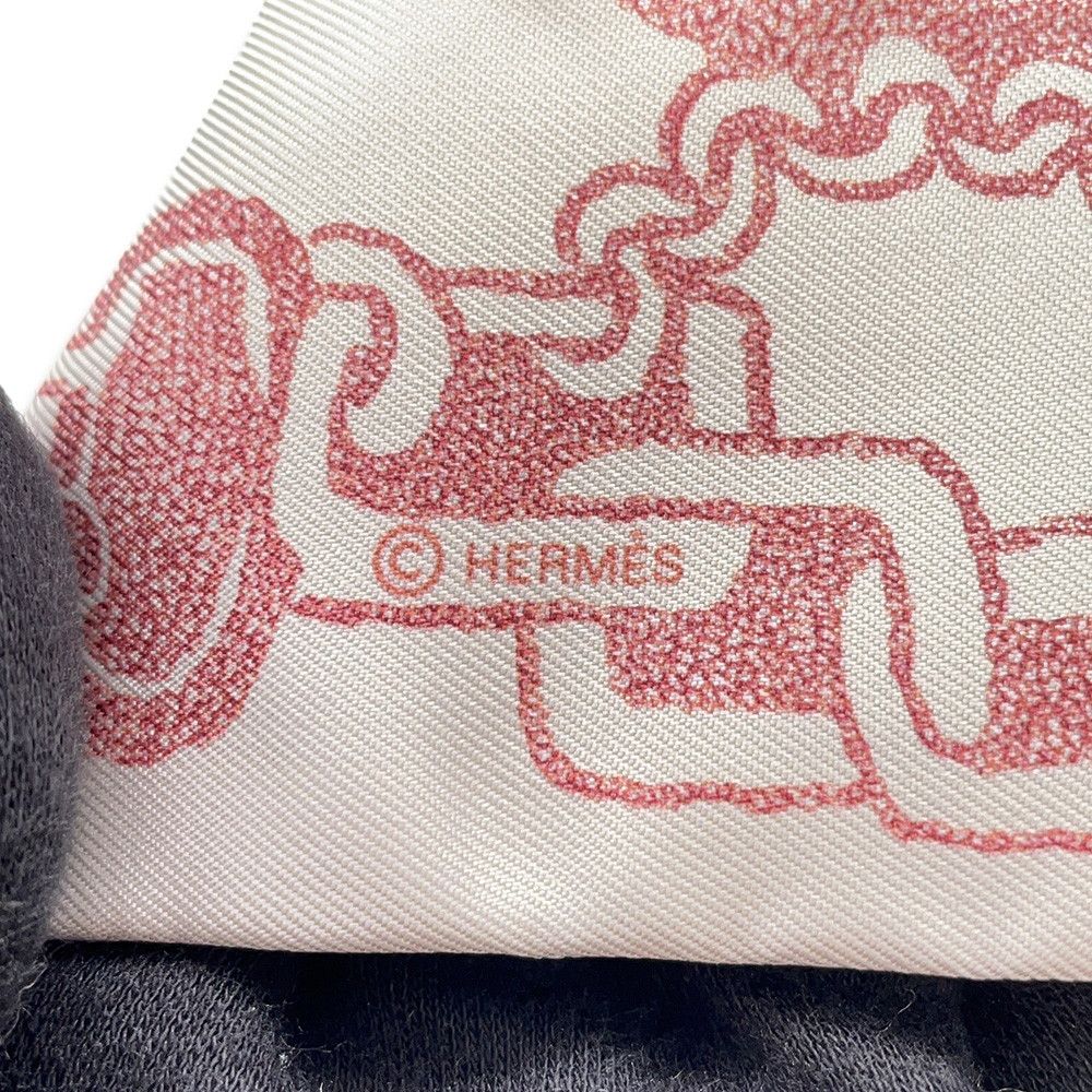 Hermes Scarf Twill Book Boucles Et Maillons — view 6