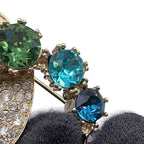 Chanel Brooch CC Logo Rhinestone — view 6