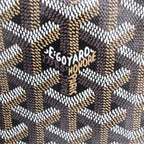 Goyard Saint Louis PM Black Tote Din Canvas Leather with Clip — view 6