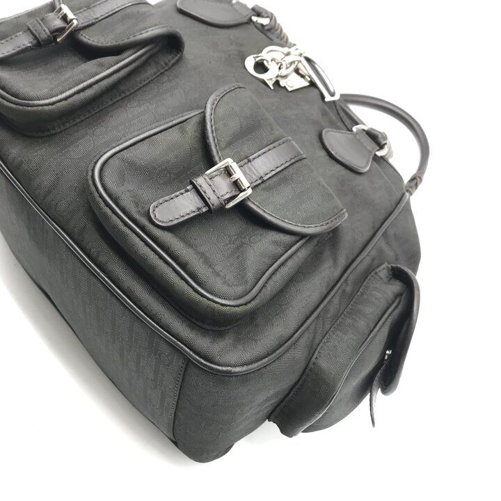 Dior Vintage Brea Hand Bag Nylon Khaki — view 5