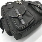 Dior Vintage Brea Hand Bag Nylon Khaki — view 6