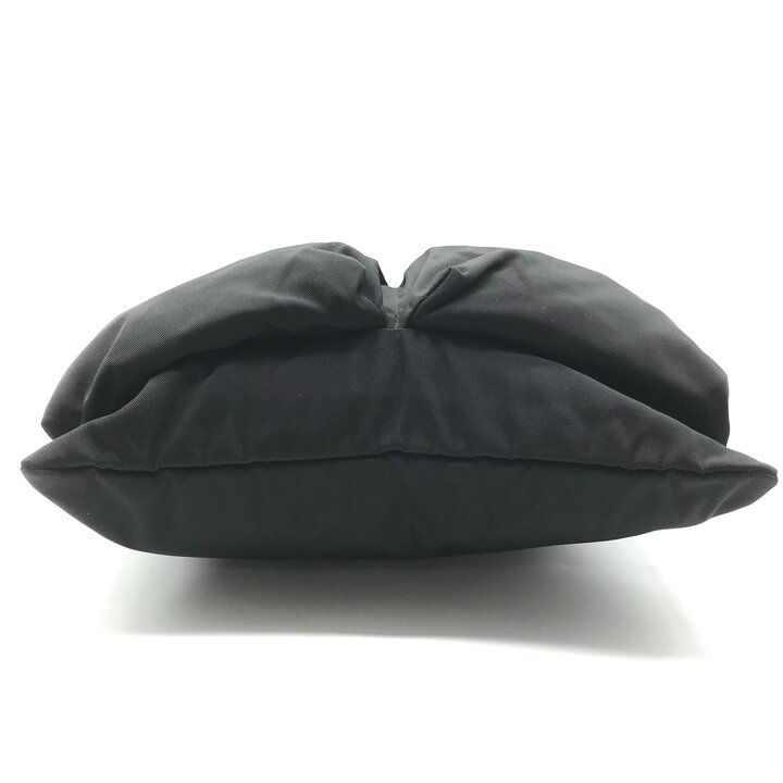 Gucci Military Helmet Tote Shoulder Bag Leather Canvas Black — view 3