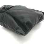 Gucci Military Helmet Tote Shoulder Bag Leather Canvas Black — view 5