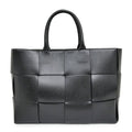 Bottega Veneta Arco Tote Black Intrecciato Calf Leather
