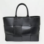 Bottega Veneta Arco Tote Black Intrecciato Calf Leather — view 7