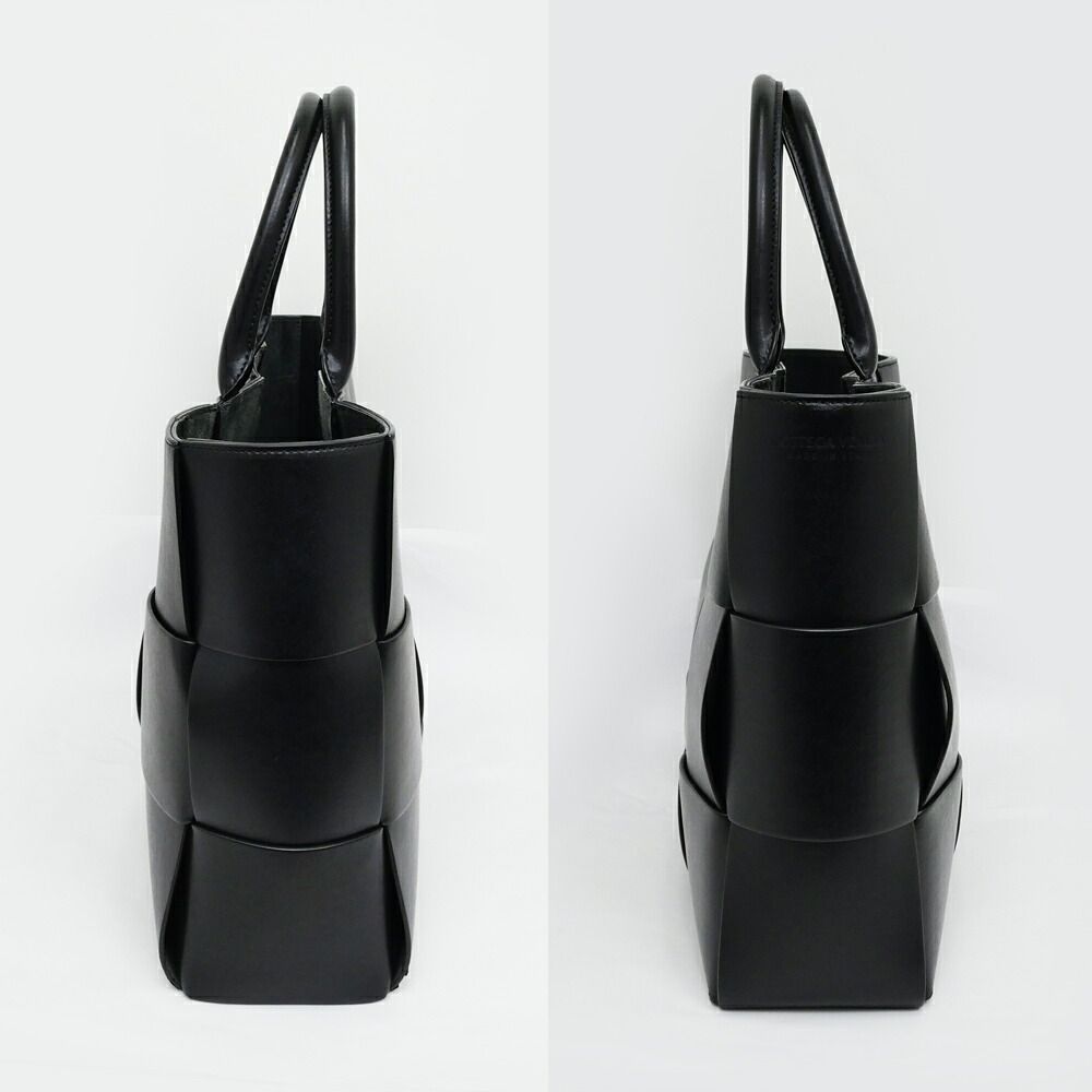 Bottega Veneta Arco Tote Black Intrecciato Calf Leather — view 2