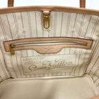 Louis Vuitton Damier Azur Neverfull PM Tote Navy White — view 6