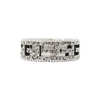 Gucci Arabesque Square Cube Ring Aged Silver — view 2