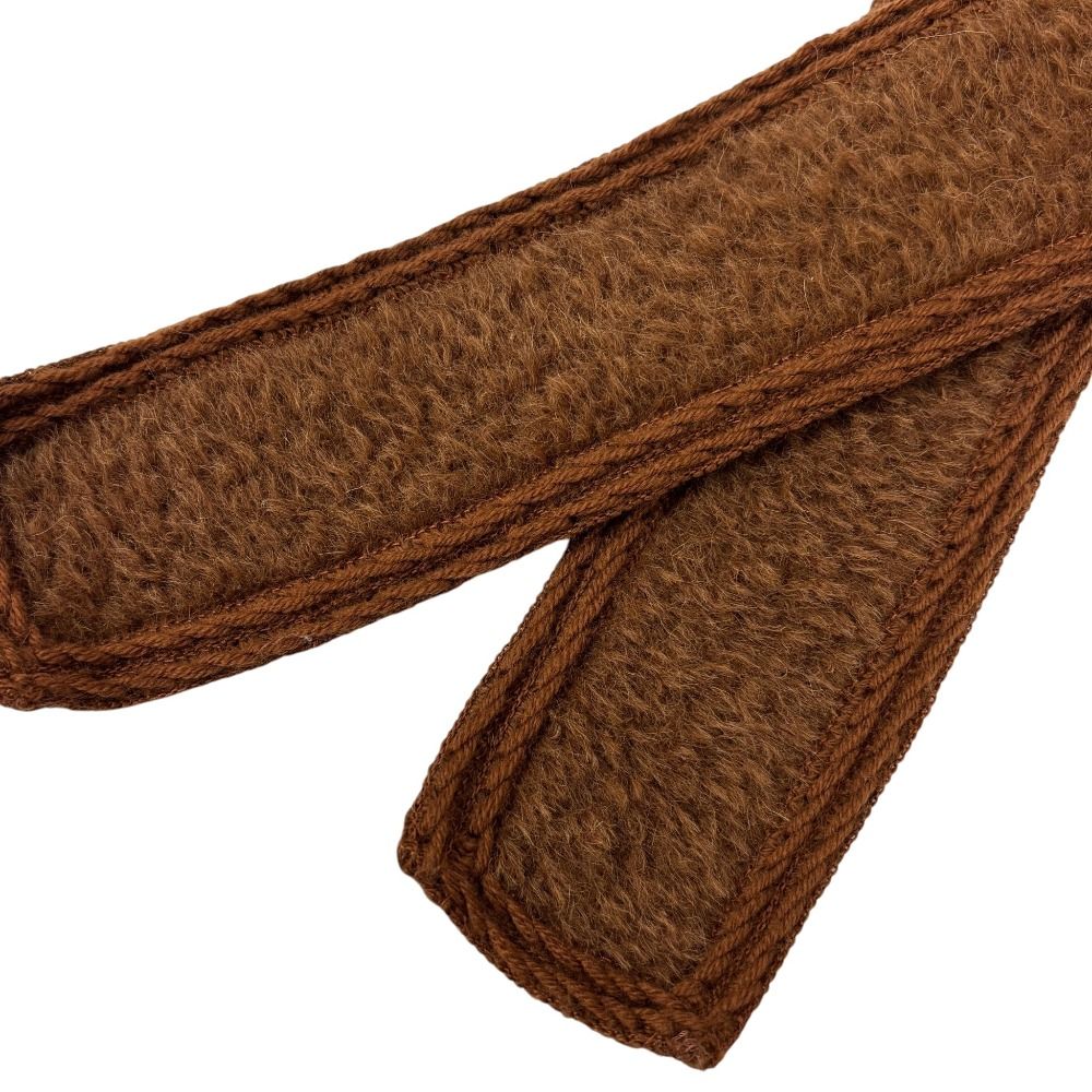 Fendi Vintage Oversized Shaggy Coat 42 Brown — view 8