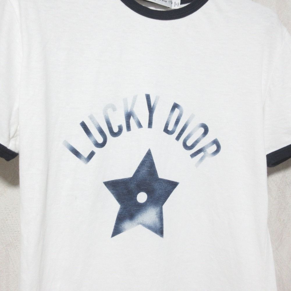 Dior Lucky Print Ring T-Shirt XS White — view 3