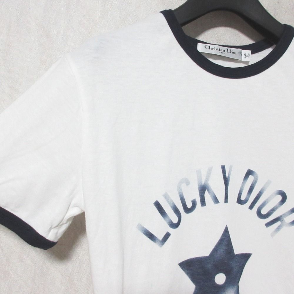 Dior Lucky Print Ring T-Shirt XS White — view 4