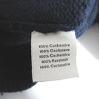 Hermes Cashmere Bottleneck Knit Sweater Navy — view 6