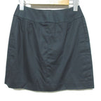 Chanel Vintage Gold Button Mini Skirt 34 Black — view 2