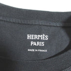 Hermes Cartouche Back Print T-Shirt 38 Black — view 6