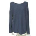 Hermes Rayon Wool Knit Top 38 Navy Sweater