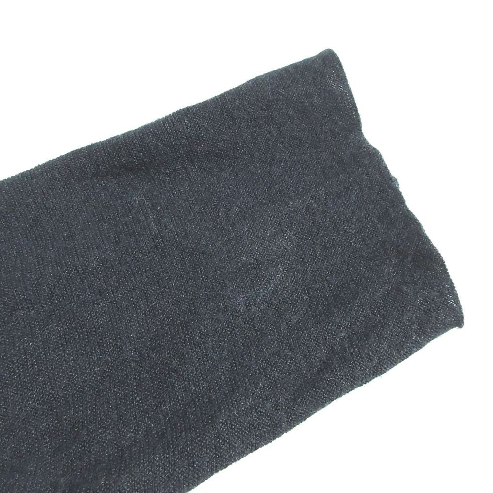 Hermes Rayon Wool Knit Top 38 Navy Sweater — view 5