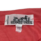 Hermes Embroidered T-Shirt Short Sleeve Top XL Pink — view 5