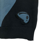 Hermes Candy Libris Knit Vest 40 Black Light Blue — view 2