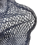 Prada Triangle Plate Mesh Mini Bag Metallic Color Light Blue — view 8