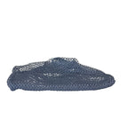 Prada Triangle Plate Mesh Mini Bag Metallic Color Light Blue — view 5