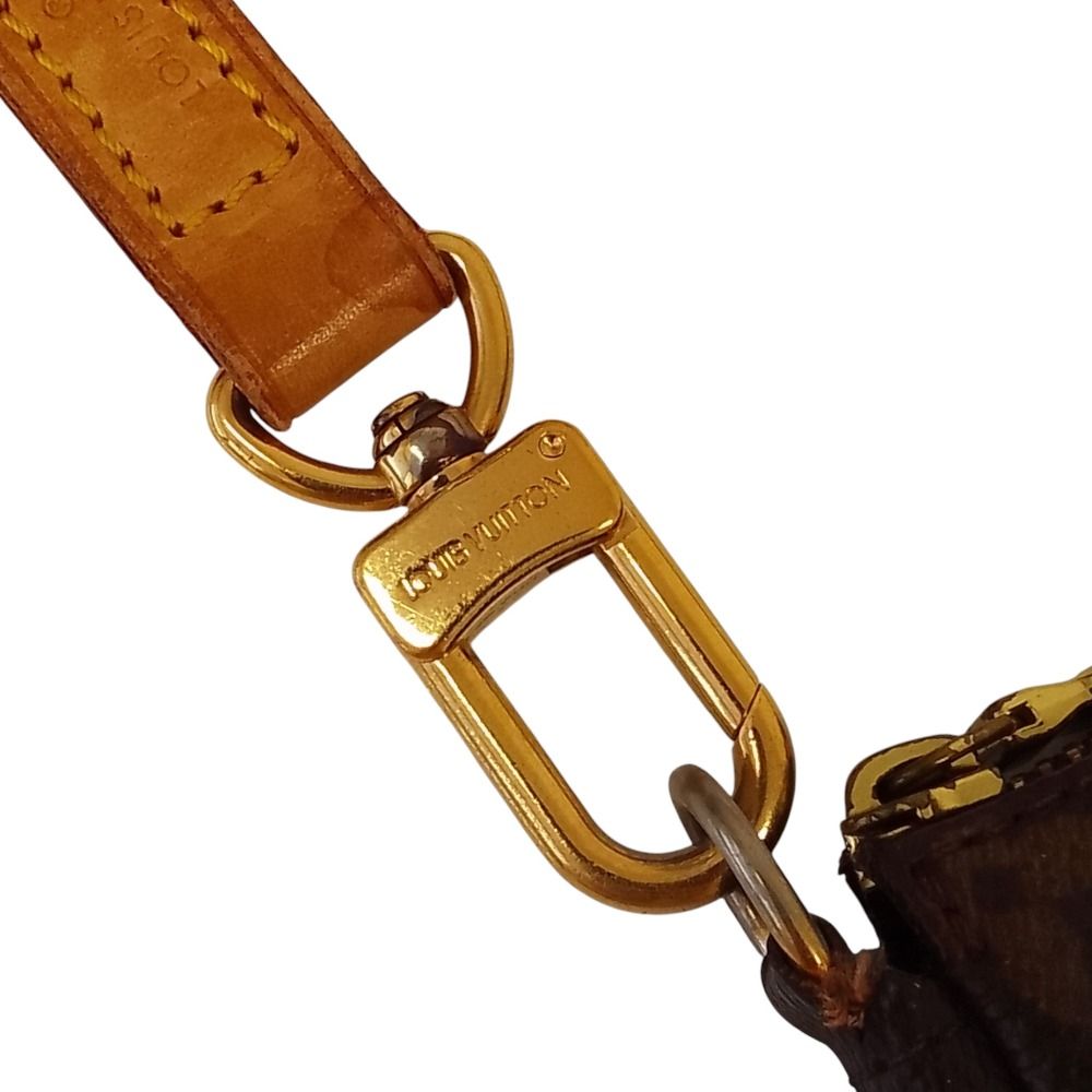 Louis Vuitton Soir Pochette Monogram Shoulder Bag Brown — view 8