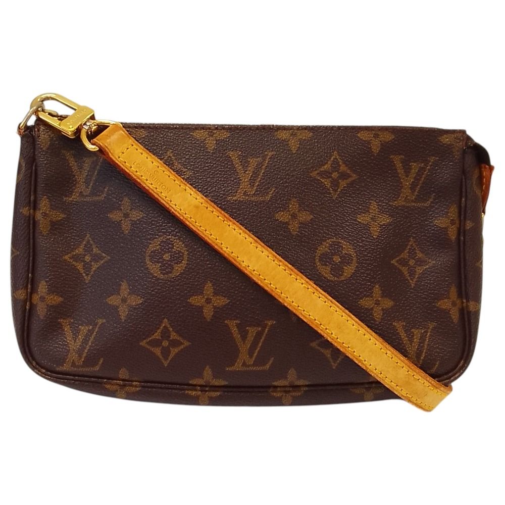 Louis Vuitton Soir Pochette Monogram Shoulder Bag Brown