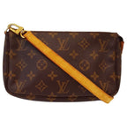 Louis Vuitton Soir Pochette Monogram Shoulder Bag Brown