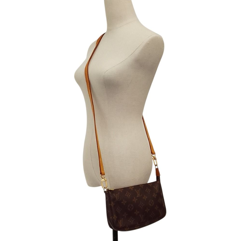 Louis Vuitton Soir Pochette Monogram Shoulder Bag Brown — view 6