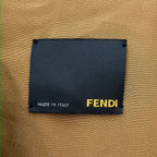 Fendi Silk Trench Coat Spring 38 Mustard Yellow — view 7