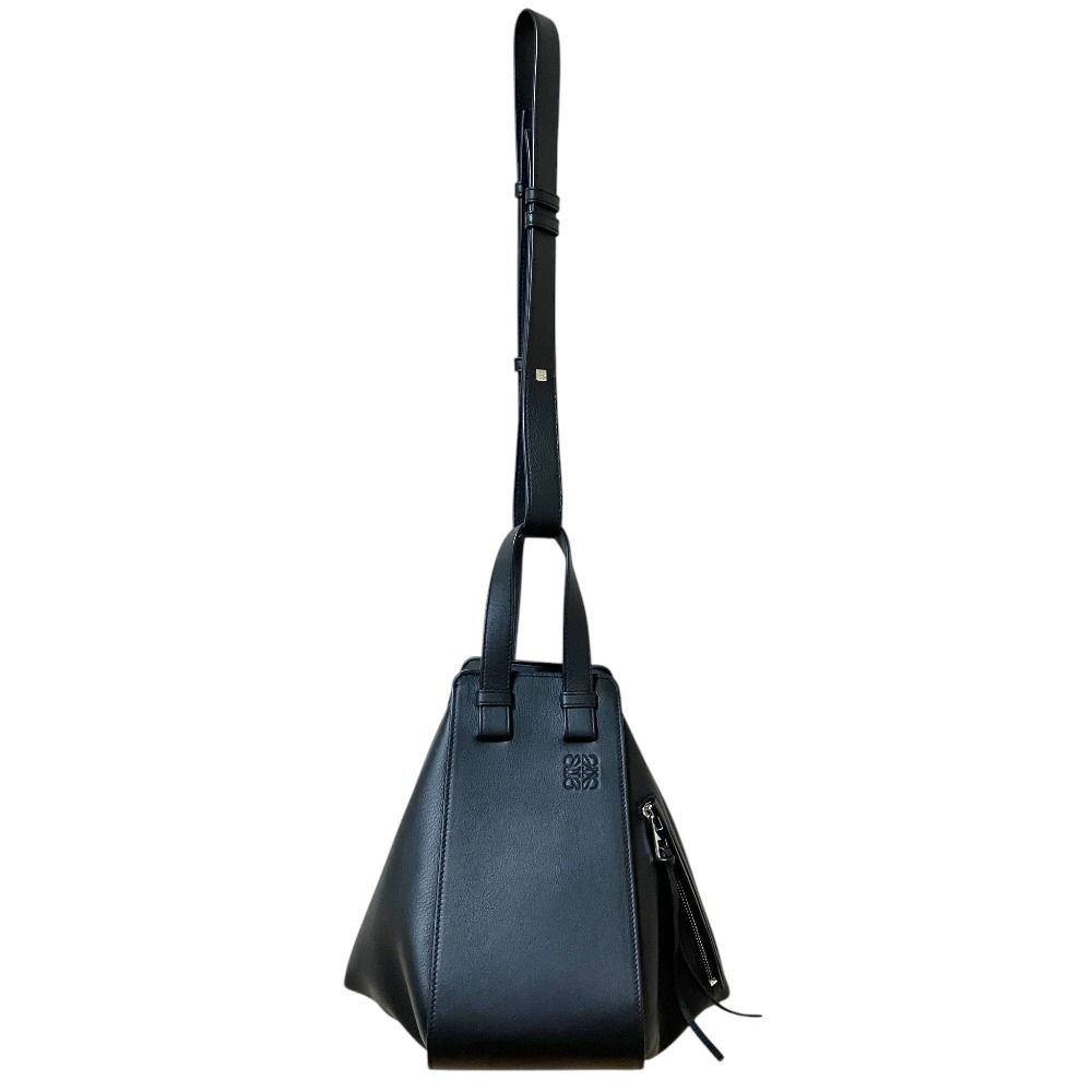Loewe Leather Hammock Small Shoulder Bag Black — view 4