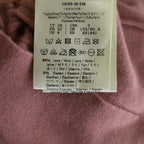 Fendi Short Sleeve Rib Knit Sweater Wool Pink 36 — view 7