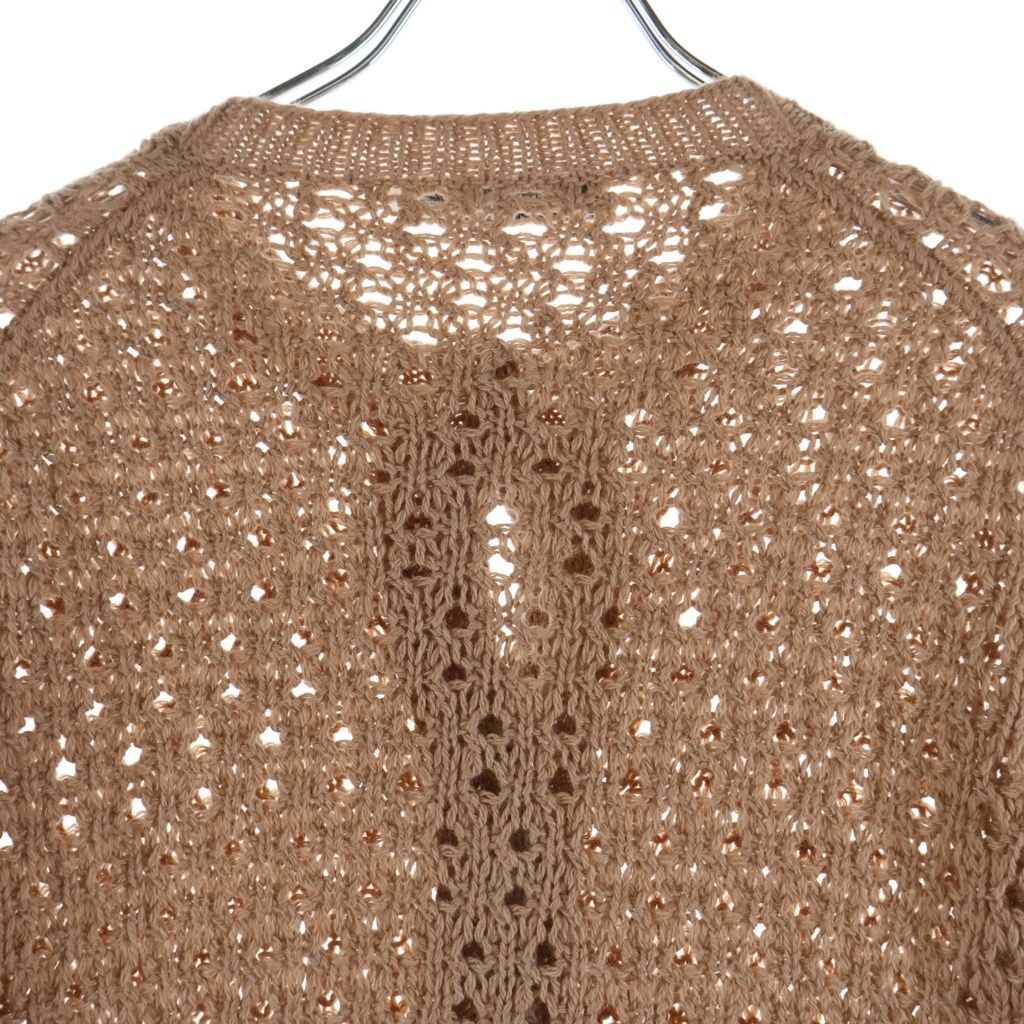 Dior Knit Cardigan with Buttons Brown Beige 42 — view 4