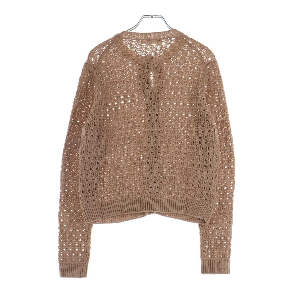 Dior Knit Cardigan with Buttons Brown Beige 42 — view 2
