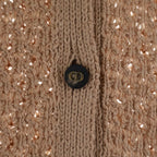 Dior Knit Cardigan with Buttons Brown Beige 42 — view 6