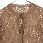 Dior Knit Cardigan with Buttons Brown Beige 42 — view 3