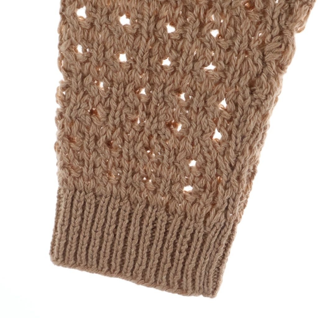 Dior Knit Cardigan with Buttons Brown Beige 42 — view 5