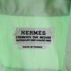 Hermes Chest Pocket Series Button Micro Square Pattern Regular Color Long — view 7