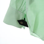 Hermes Chest Pocket Series Button Micro Square Pattern Regular Color Long — view 6