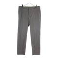 Hermes Cotton Pleated Trousers Pants Gray