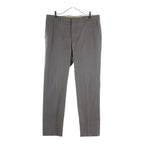 Hermes Cotton Pleated Trousers Pants Gray