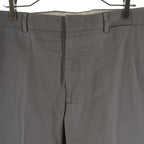 Hermes Cotton Pleated Trousers Pants Gray — view 3