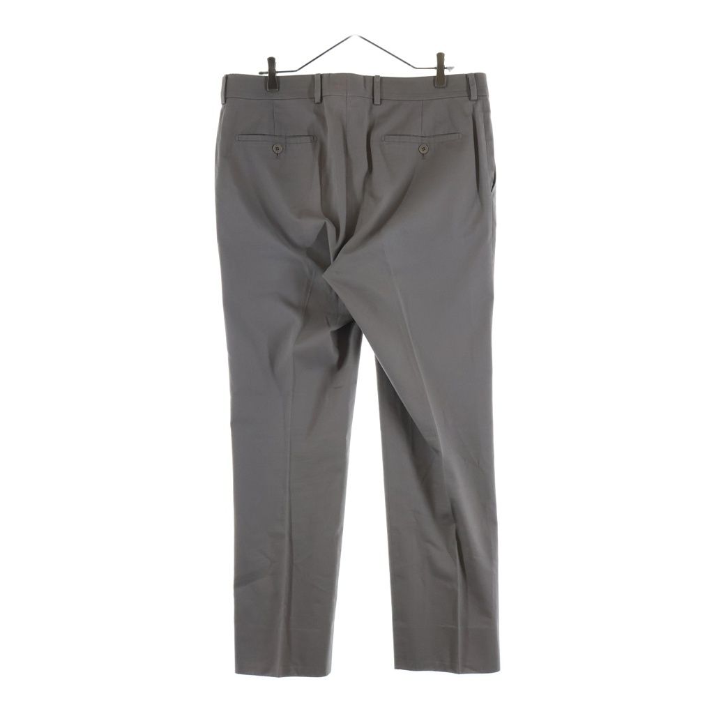 Hermes Cotton Pleated Trousers Pants Gray — view 2