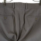 Hermes Cotton Pleated Trousers Pants Gray — view 4